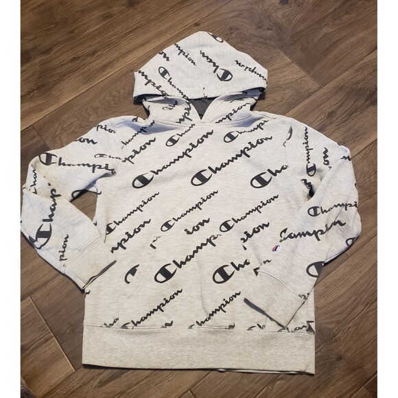 Champion Other - Champion Gray Sweatshirt Hoodie Boys Sz M